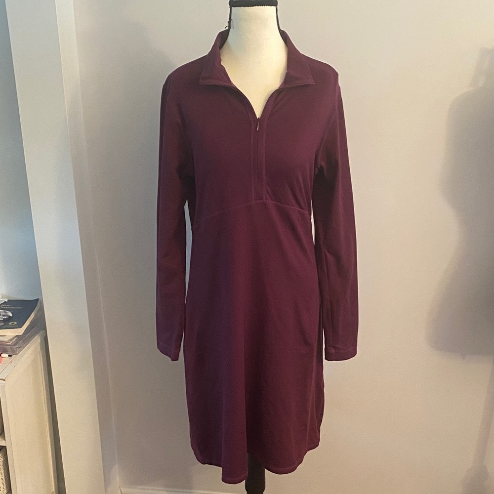 Title nine grape colored athletic dress with pocket super soft - Picture 1 of 9